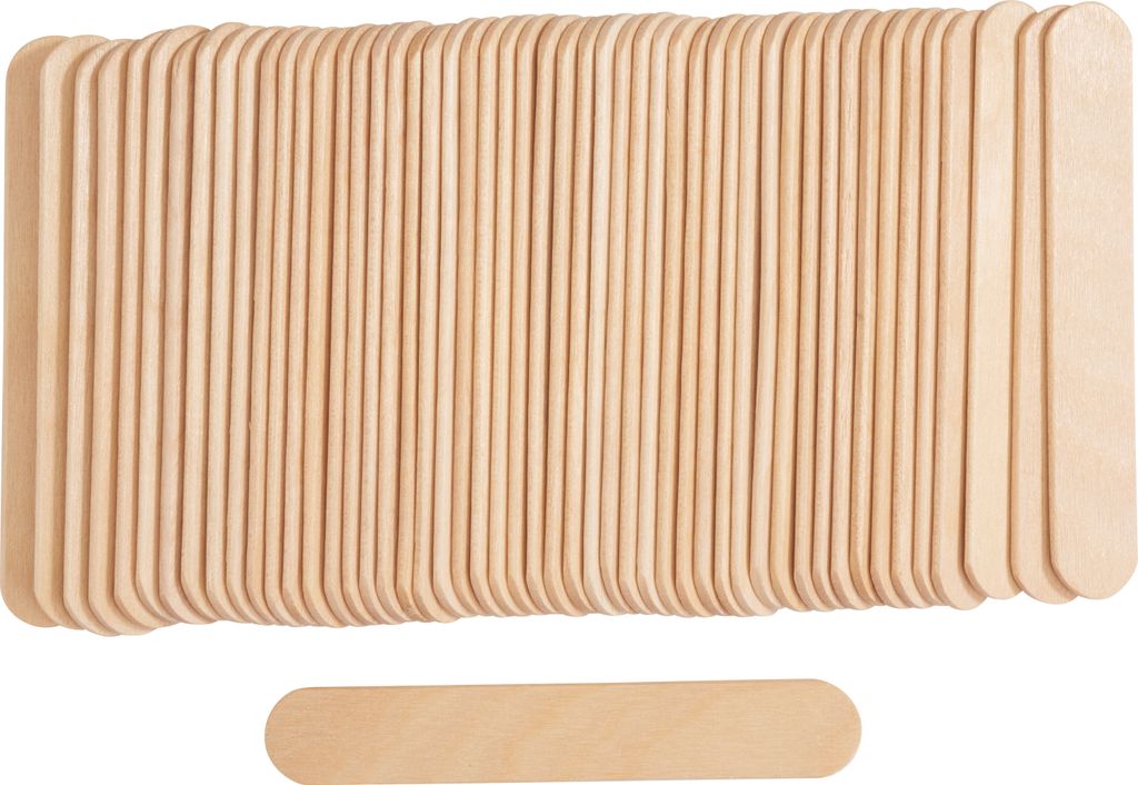 VBS Holzstäbchen "Birke", 50 Stück Groß Produktbild 