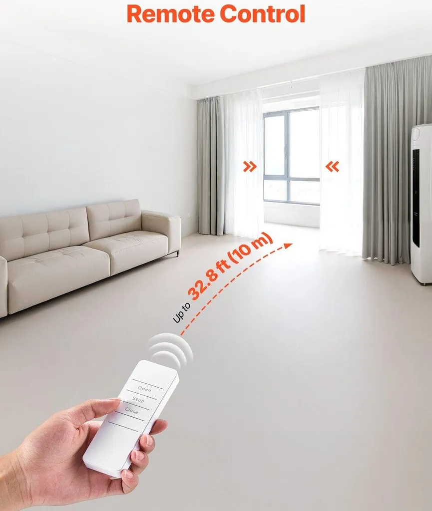 Ouvre-rideau connecté programmable via App et Alexa - Pack complet avec Hub - 5