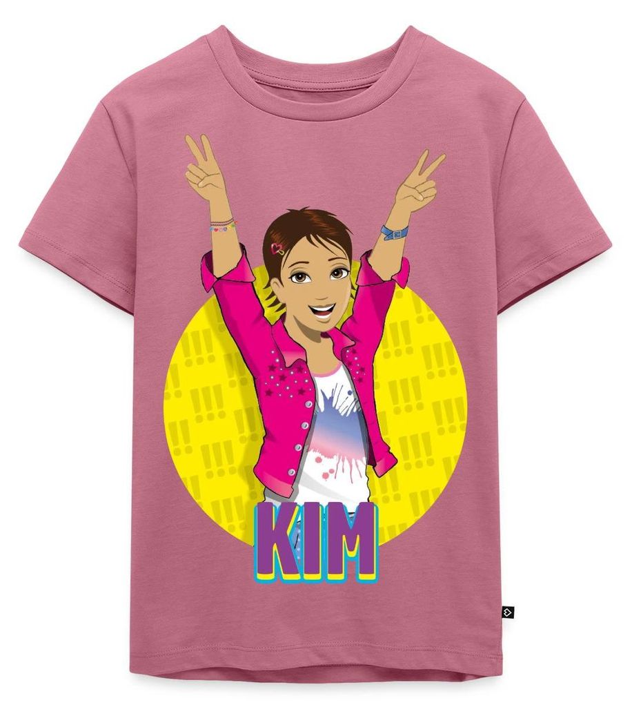 Spreadshirt Die Drei Ausrufezeichen Kim Kinder Premium T-Shirt, 110/116 (4 Jahre), Mauve