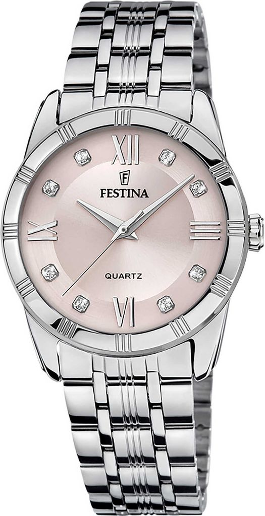Zegarek damski Festina F16940-C CYRKONIE srebrny Zdjęcie produktu 