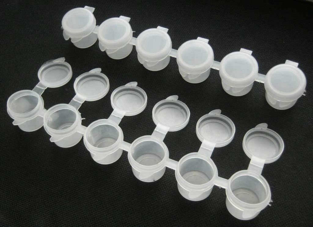 Pots de peinture vides 5 bandes 5ml Produktbild 