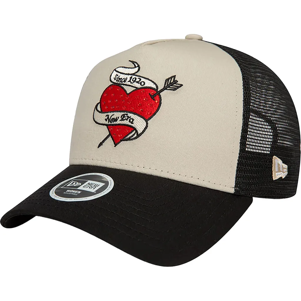 Casquette New Era A-Frame RHINESTONE pierre beige : confort et éclat