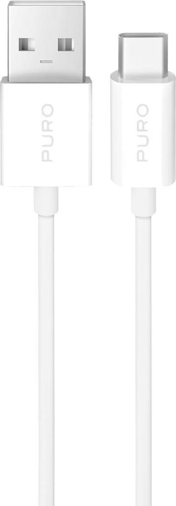 Kabel USB-A - USB-C TPE 10W 3m - weiß
