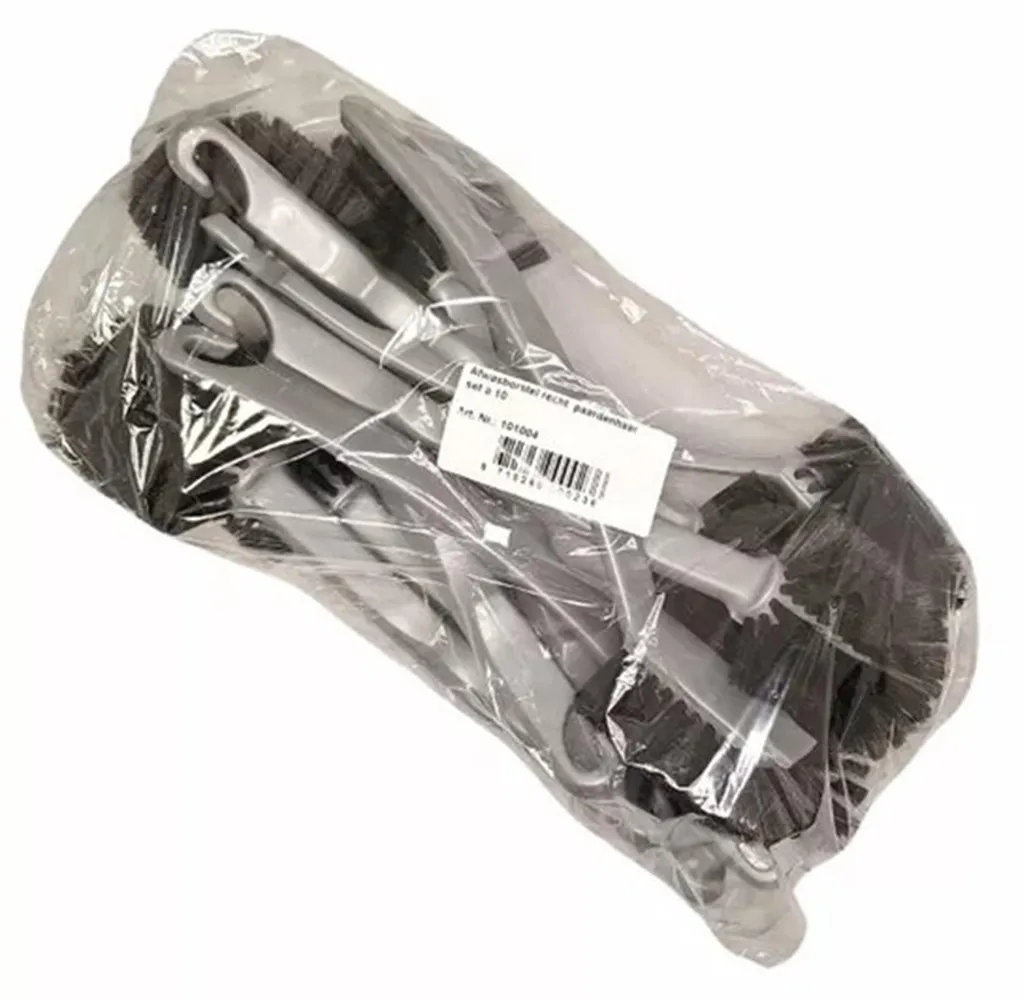 Brosse vaisselle Betra crin de cheval gris contre rayures et traces