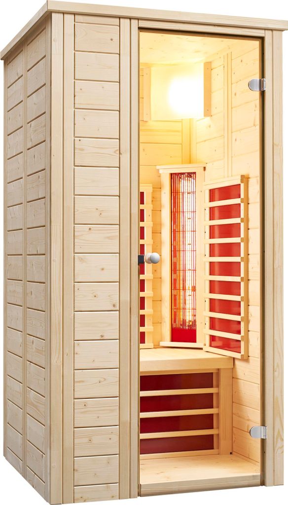 Infraworld Vario Natura 103 Infrarotkabine Infrarotstrahler Flächenheizung 103x100x195 cm