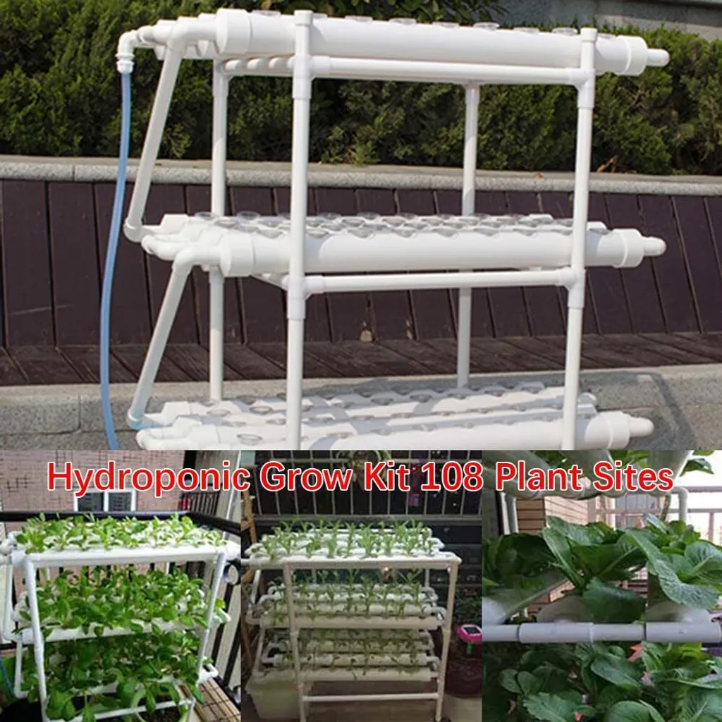 Kit hydroponique 108 plantes : jardinez sans terre et sans contraintes