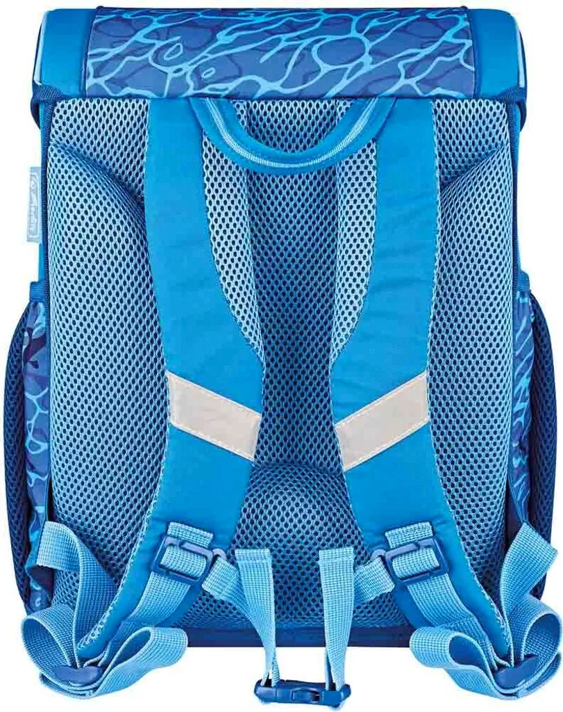 Cartable ergonomique Herlitz Loop Plus Blue Shark contre le mal de dos - 9