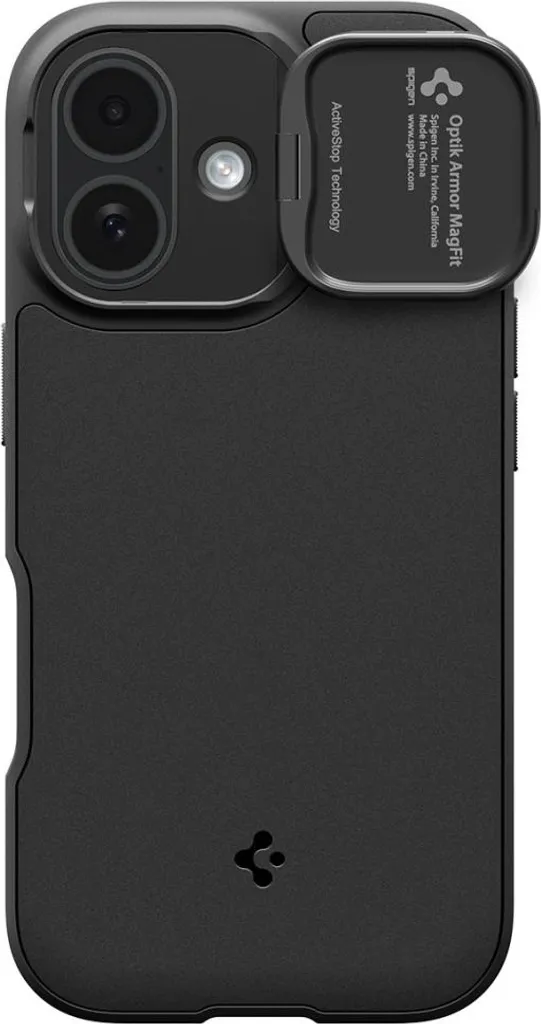SPIGEN Optik Armor MAG custodia per cellulare per IPHONE 17 nero - 2