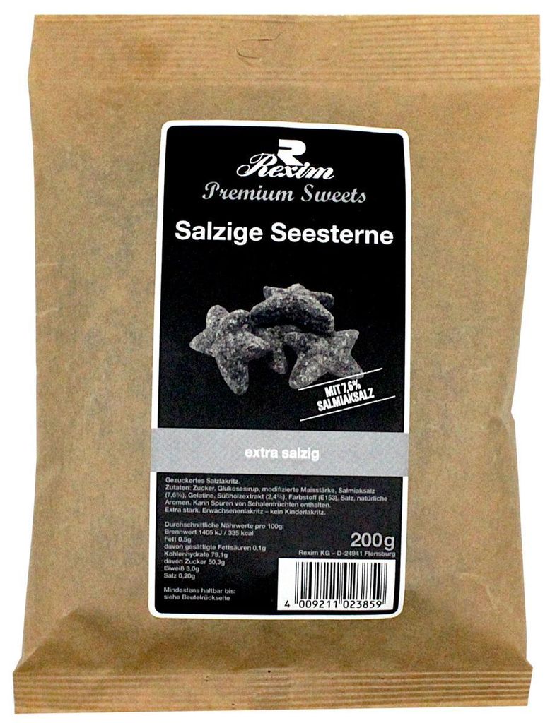 Rexim Premium Sweets Salzige Seesterne 200g Produktbild 