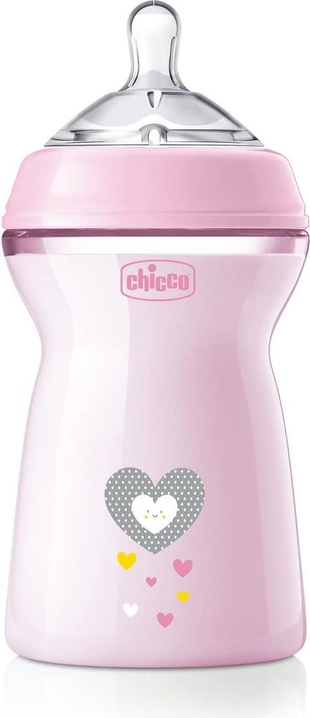 Chicco Naturalfeeling Babyflasche Mit Schnellem Fluss 330ml Produktbild 