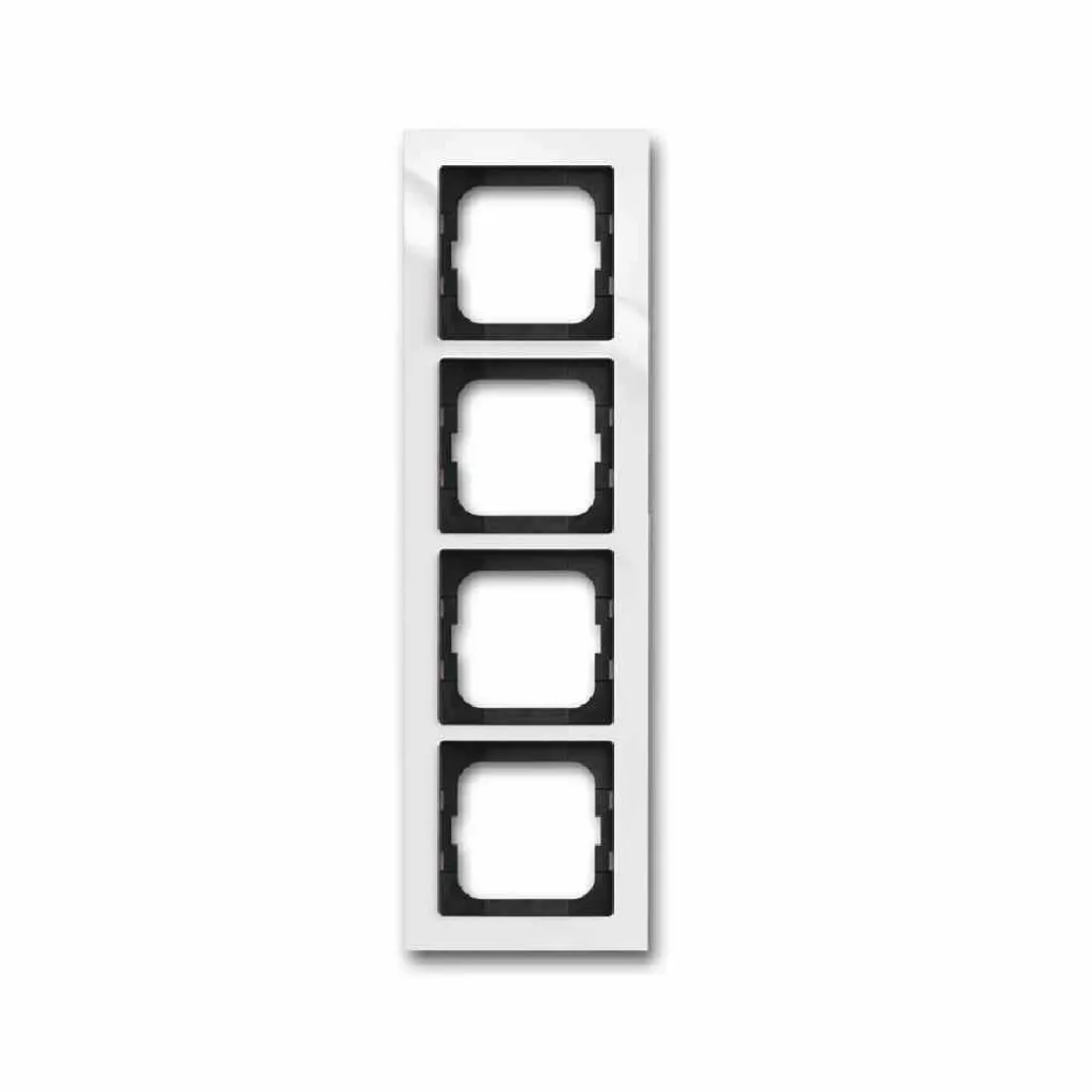 Plaque Busch-Jaeger 1754-0-4346 Blanc Studio - Cache 1724-284 Finition