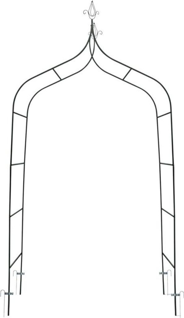 Plonos PL-991 Pergola zahradní oblouk 265 cm, tmavě zelená Obrázek produktu 