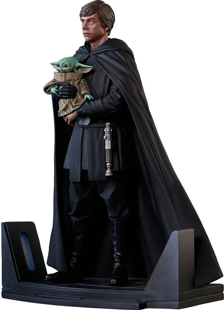 Statue Luke Skywalker et Grogu 1/7 Star Wars The Mandalorian Premier