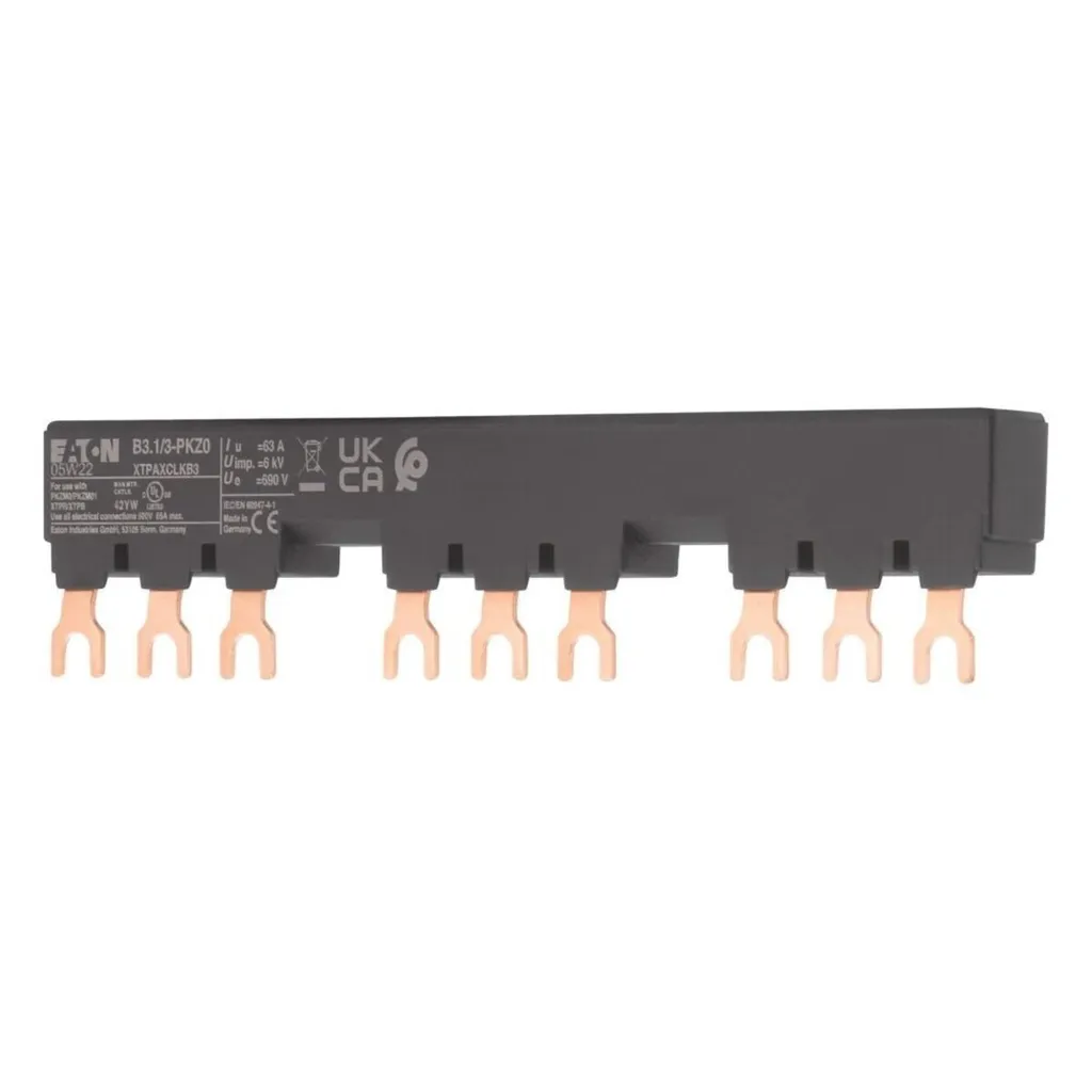 Bloc rail triphasé B3.1/3-PKZ0 : évitez les erreurs de câblage moteur