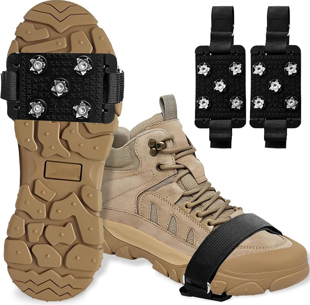 Anti Rutsch Schuhspikes Ice Grips Steigeisen leichte EIS, Anti-Rutsch Schuhspikes, Spikes fš¹r Schuhe Schuhkrallen Schnee EIS Spikes Sohle Wander...