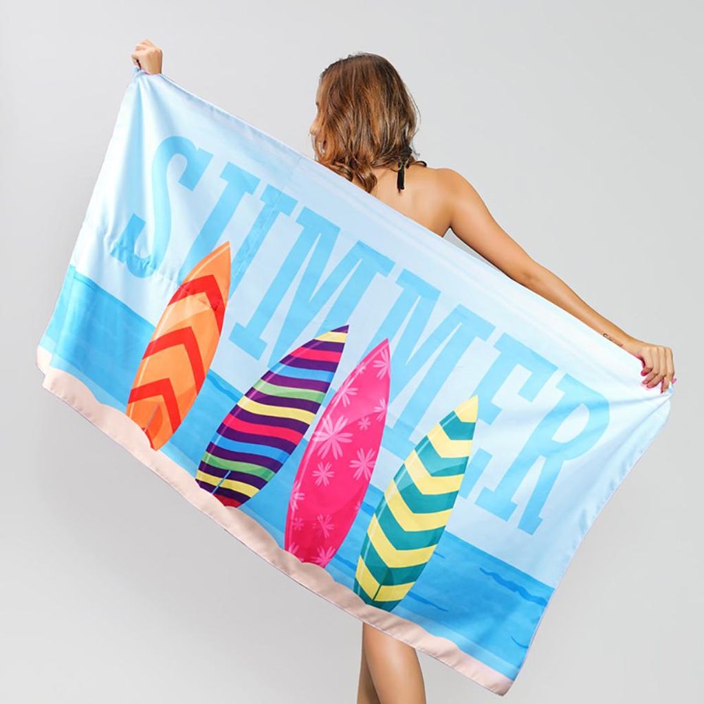 Mikrofaserhandtücher, sandfrei, schnelltrocknend und leicht, ideal für Strand, als großes Badetuch oder Reisehandtuch (160 x 80 cm).