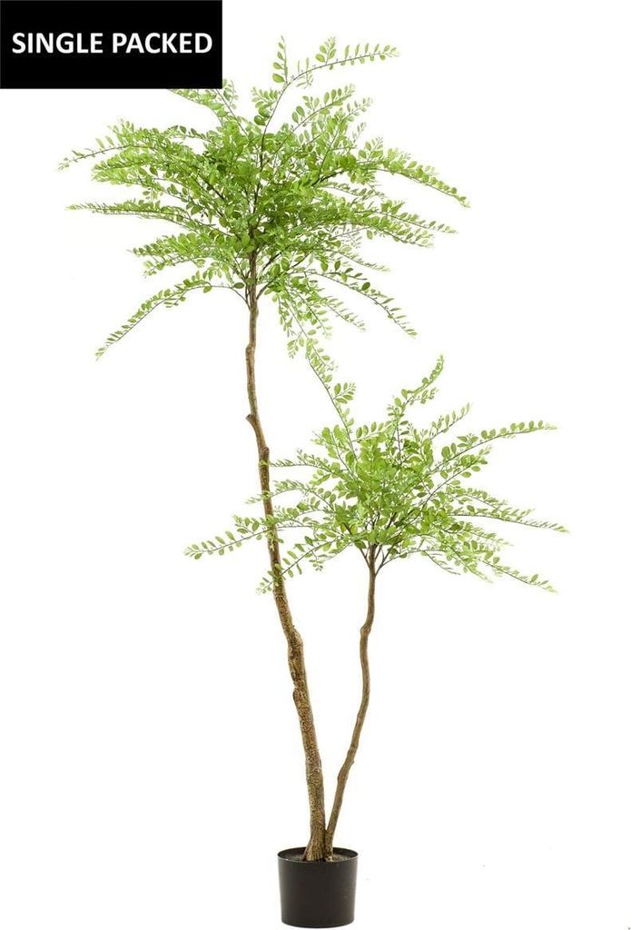 artplants.de Kunstbaum Schnurbaum GUSHYN, Kunststamm, grün, 190cm - Künstlicher Baum