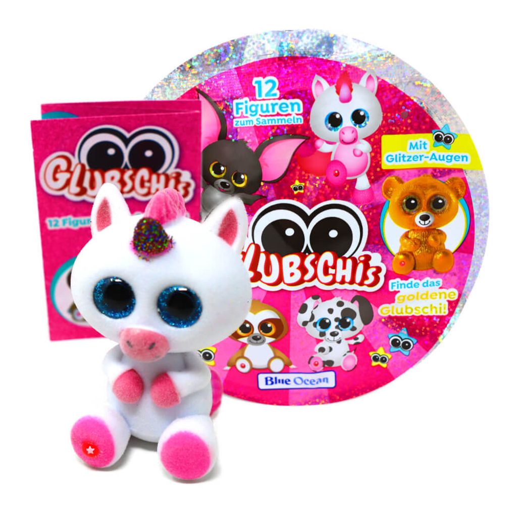 Blue Ocean Glubschis Sammelfiguren Serie 1 - Glubschi Glitzer Figur - Auswahl Figur 9. Milky-Fee (selten)