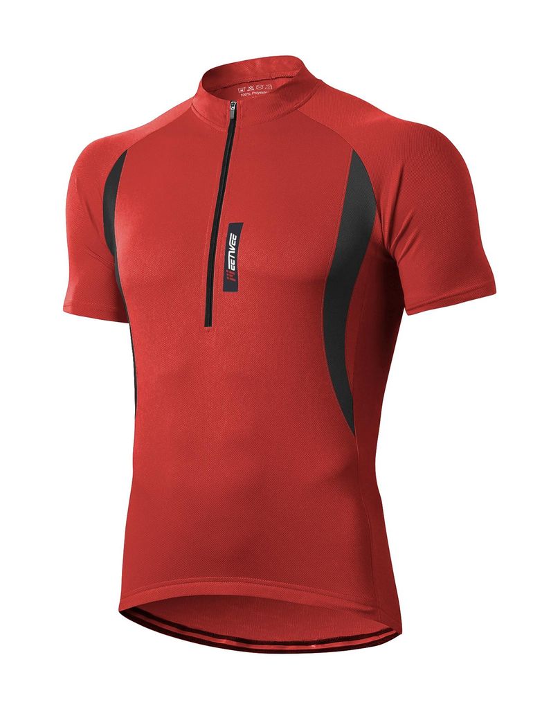 Herren Atmungsaktiv Radfahren Radtrikot Fahrradtrikot MTB Produktbild 