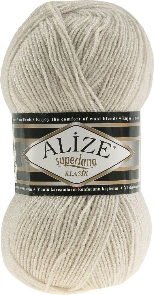 Alize Superlana Klasik 100g Strickgarn Strickwolle 25% Wolle, Farbwahl