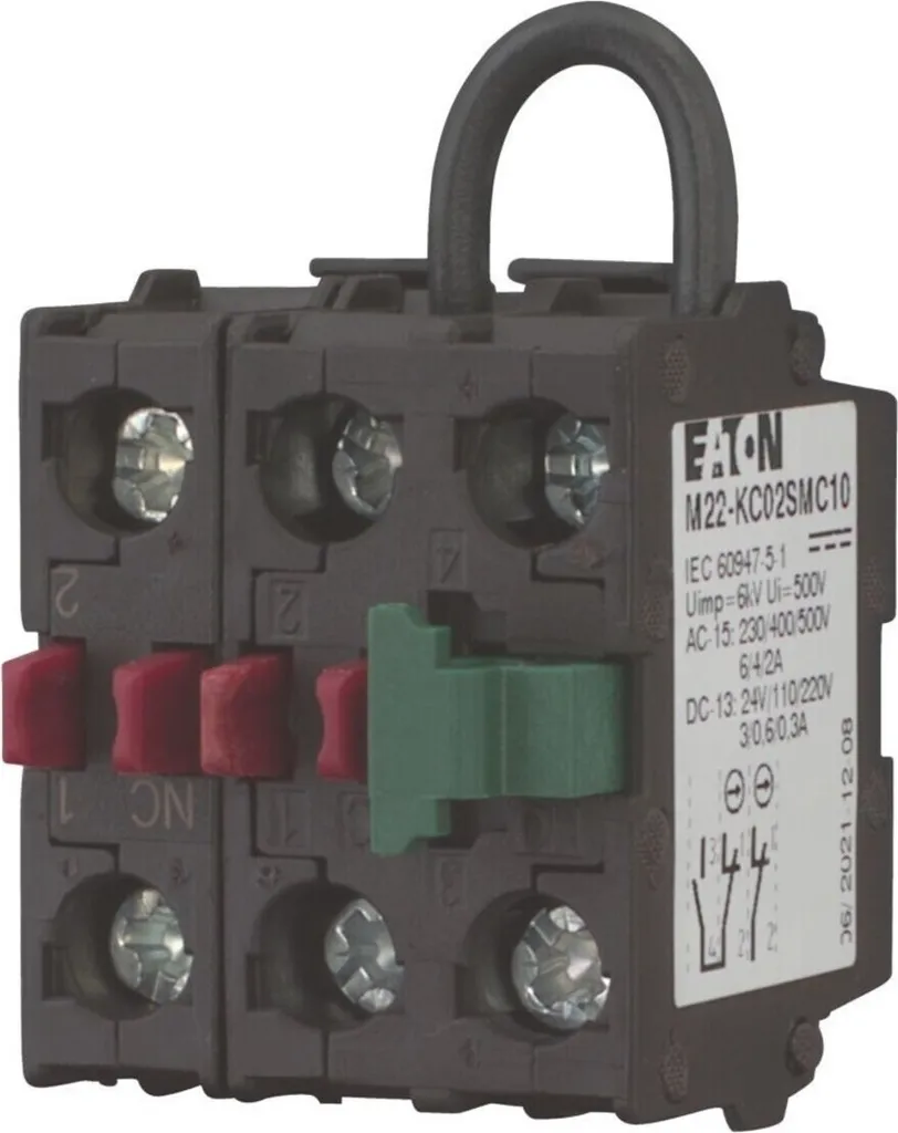 Eaton M22-KC02SMC10 121720 Élément de contact 2Ö bloc de secours