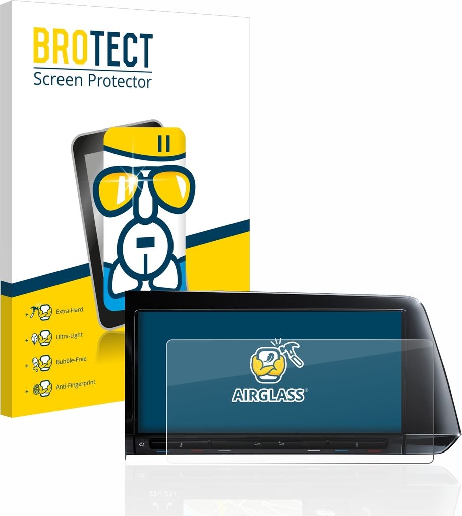 BROTECT Schutzglas für Volkswagen Golf 8 2020 Discover Pro 10" 2020 Schutzfolie Panzer Folie Glas Display Schutz klar