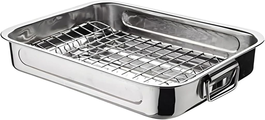 Universalbräter mit Rost, Länge: 350 mm, Breite: 250 mm Produktbild 