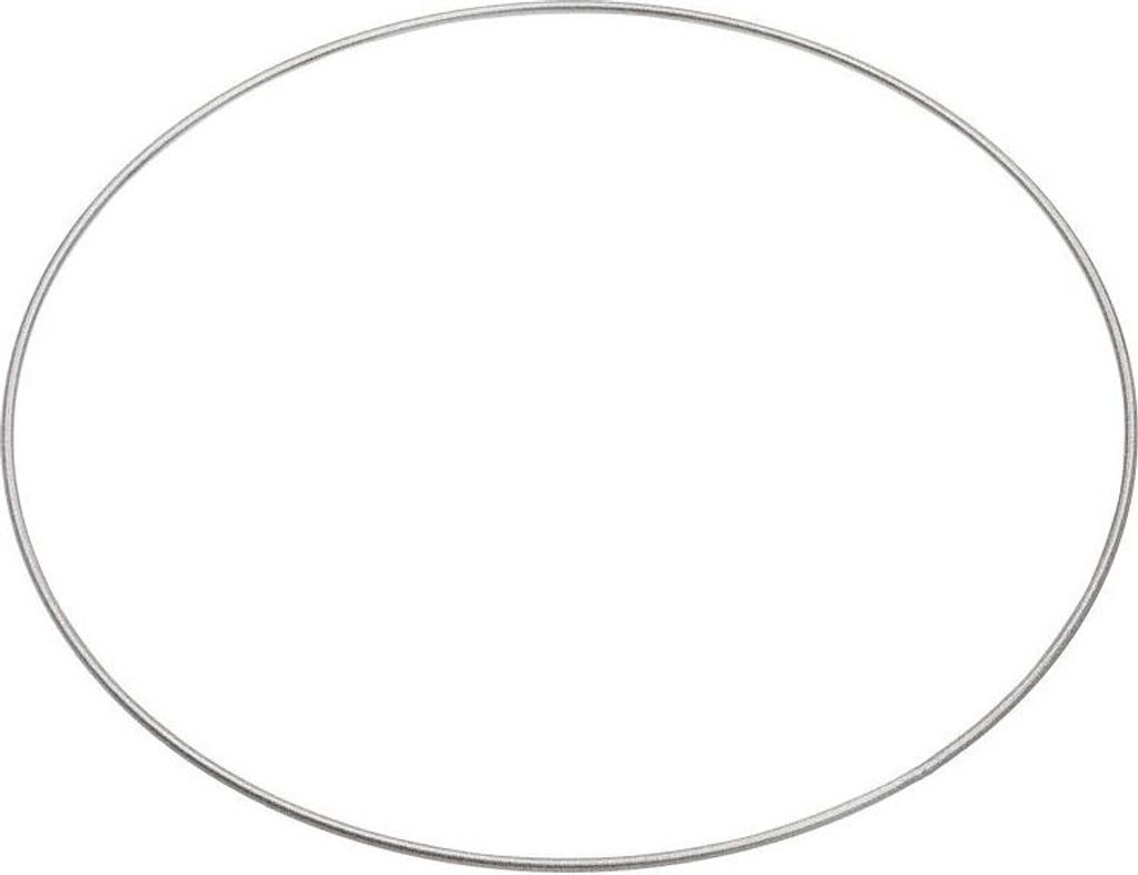 Metall-Ring Ø 15cm silber