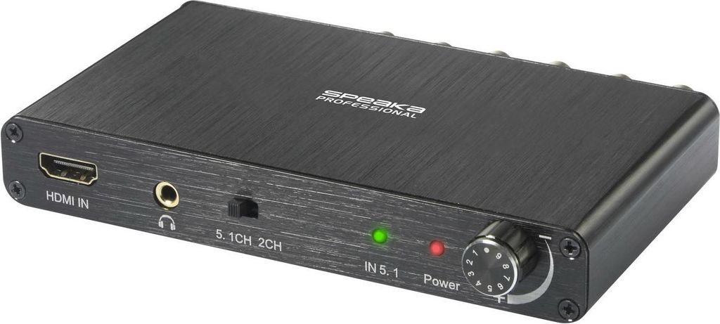 Extracteur audio SpeaKa Professional [HDMI - RCA] 3840 x Image du produit 
