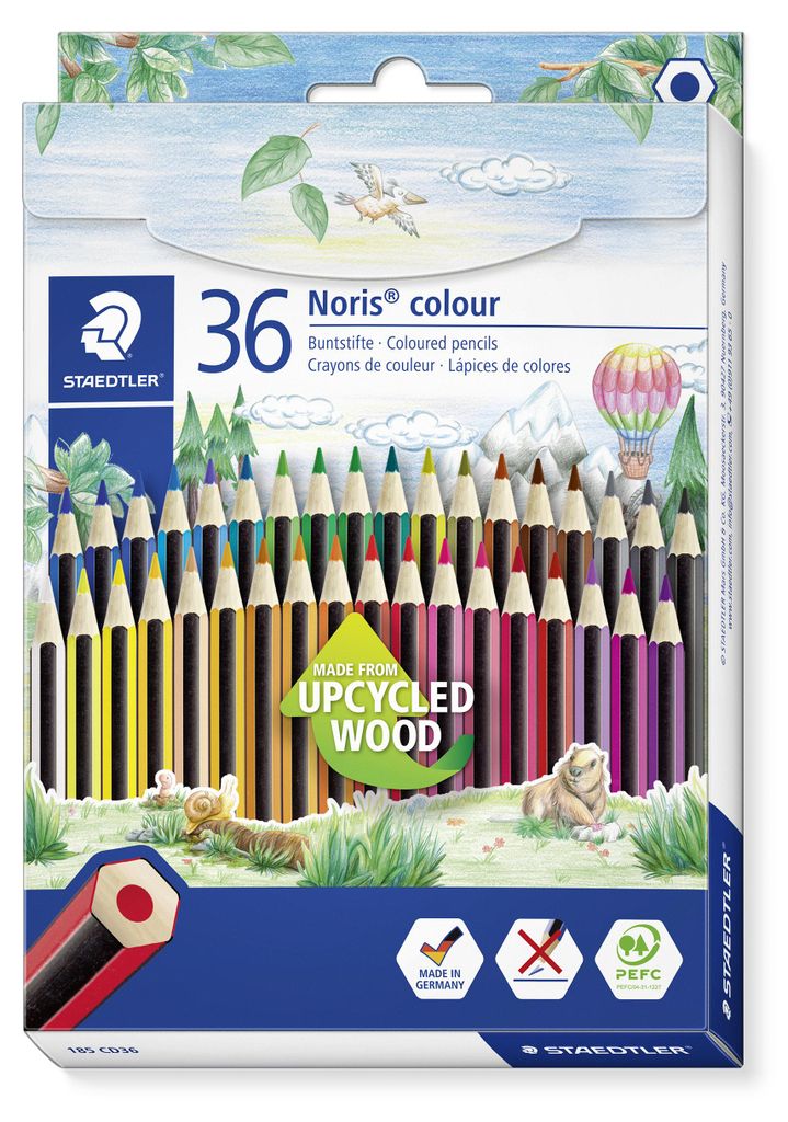 Staedtler Noris colour 185, Wielobarwny, 36 szt. Zdjęcie produktu 