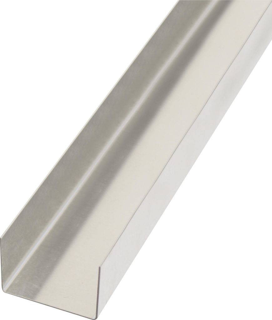 Alberts Glattblech U-Form Aluminium natur 20 x 29 x 20 x 2000 mm gekantet