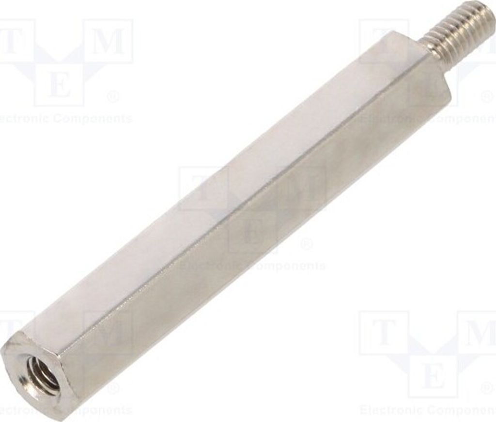 10x Distanzmuffe mit Gewinde 30mm Innengew: M2,5 Außengew: M2,5 212X30 Distanzelem