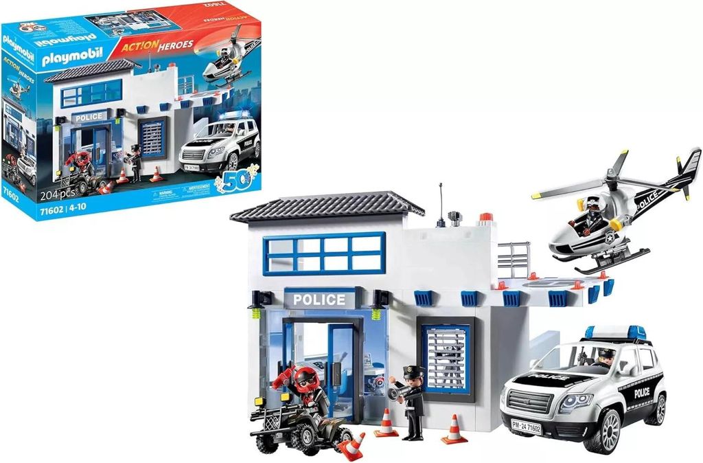 PLAYMOBIL 71602, Police, 3 ans, piles AAA, multicolore, Image du produit 