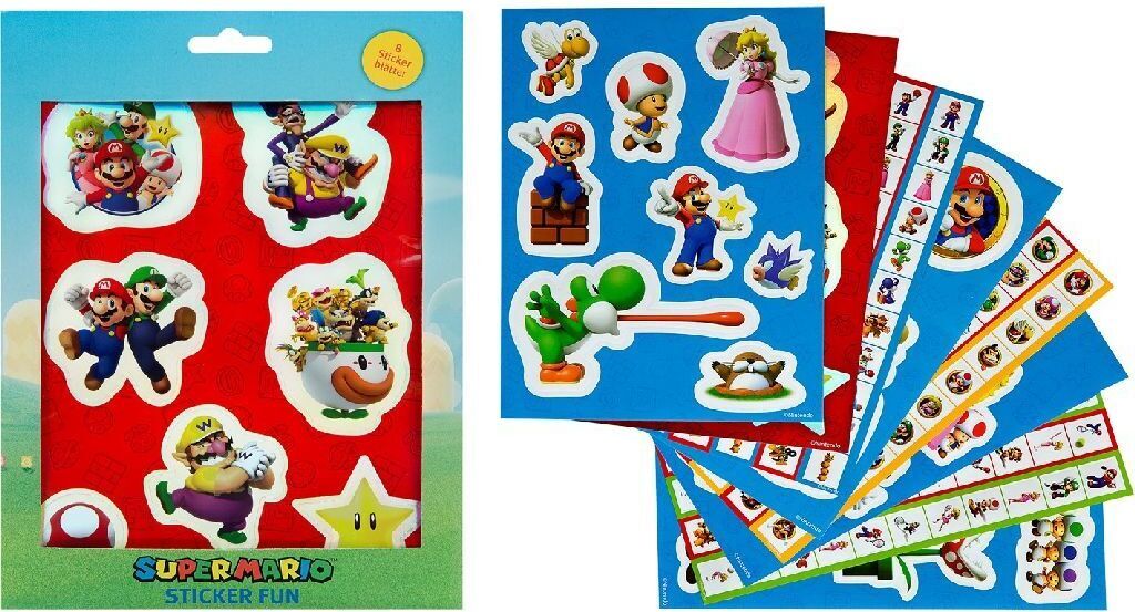 Super Mario Stickers Produktbild 