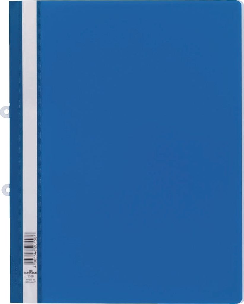 DURABLE Schnellhefter Kunststoff blau DIN A4 überbreit, 25 St.
