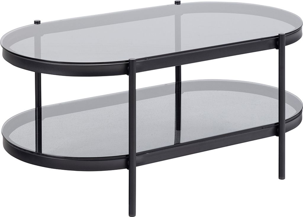 Smuk Couchtisch 95 cm Tory Rauchglas