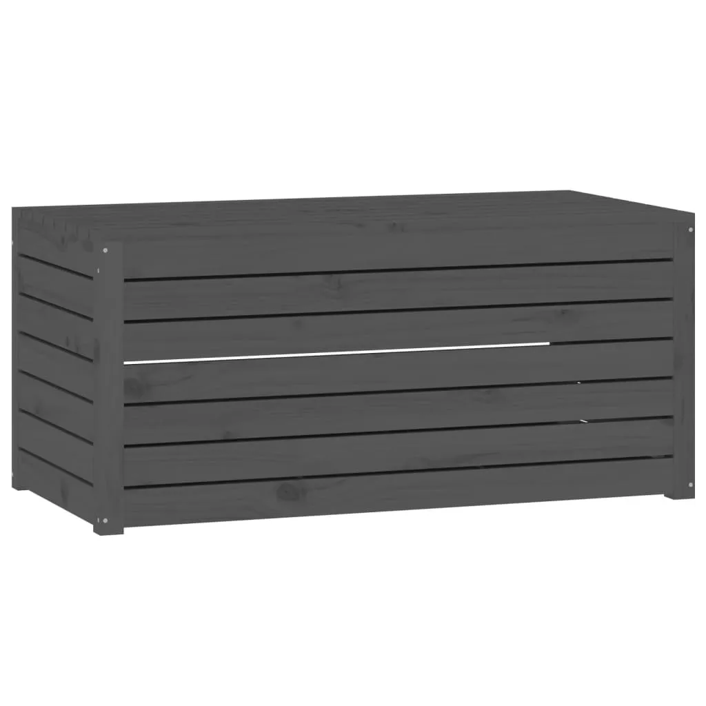 Baule da Esterno vidaXL Grigio in Pino 101cm | Design Nordico Giardino
