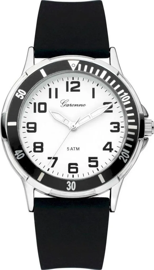 Montre Étanche Garonne File KQ10Q465 Chiffres Arabes et Verre Minéral