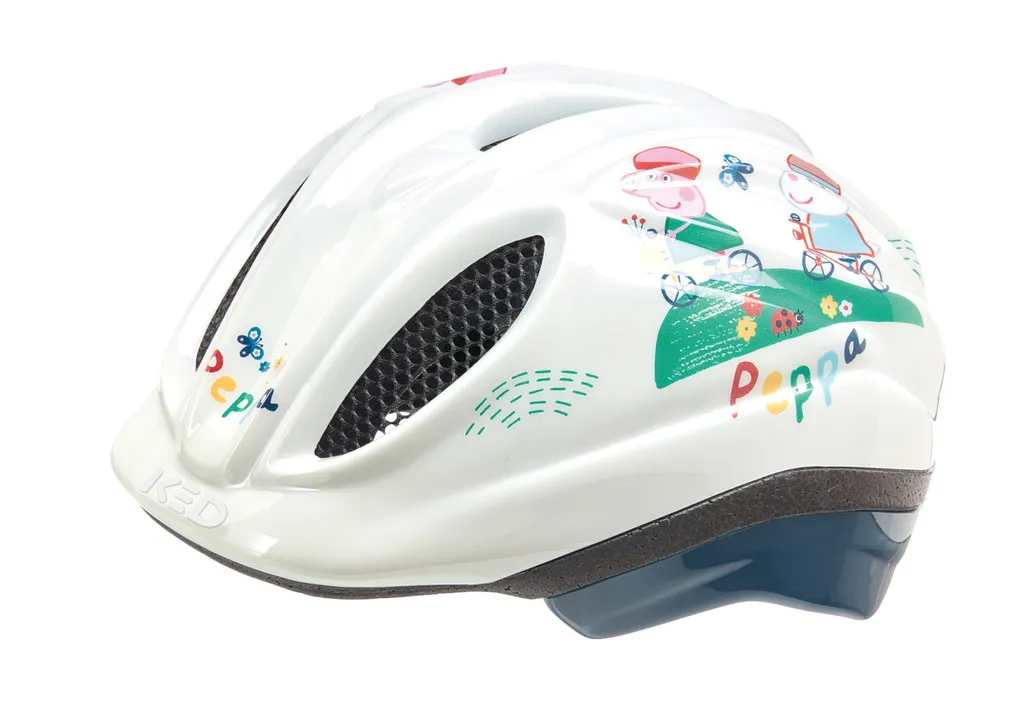 Casque de protection vélo pour garçon KED MEGGY II PEPPA PIG Bleu