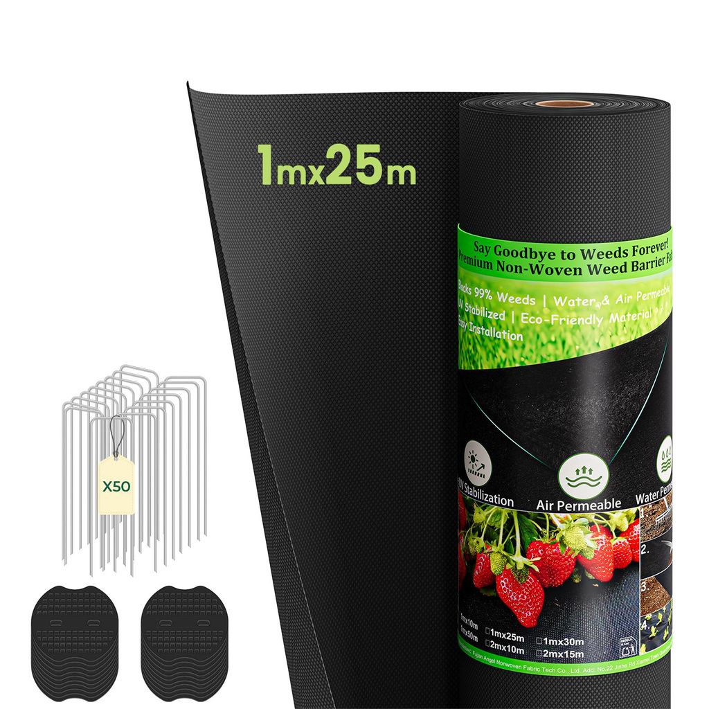 IROPRO 100g/m² Unkrautvlies Extra Stark mit 50 Erdanker,  Produktbild 