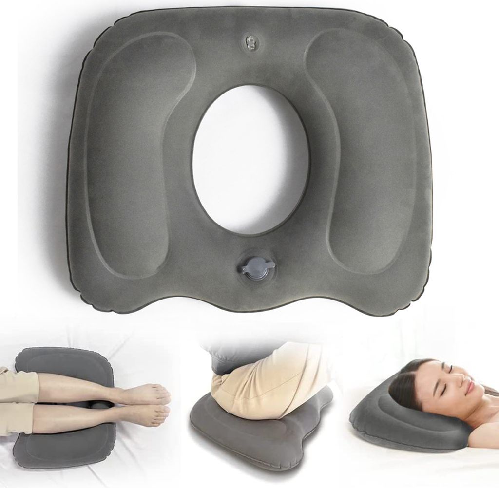 Aufblasbares Kissen mittlerer Hohl Anti-Decubitus für Hämorrhoiden stromköpfigem Gesäßkissen passen die meisten Sitzplätze für Haushaltsvorr...
