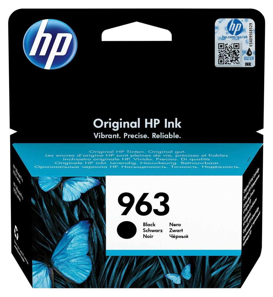Atramentová kazeta HP 3JA26AE 963 na 1 000 strán čiernej Obrázok produktu 