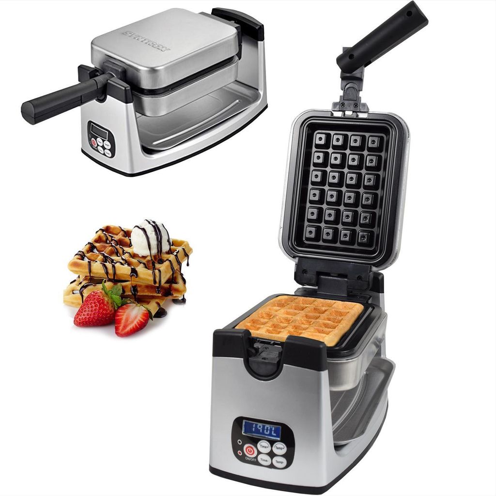 Syntrox Germany Waffeleisen Belgische Waffeln rotierend Produktbild 