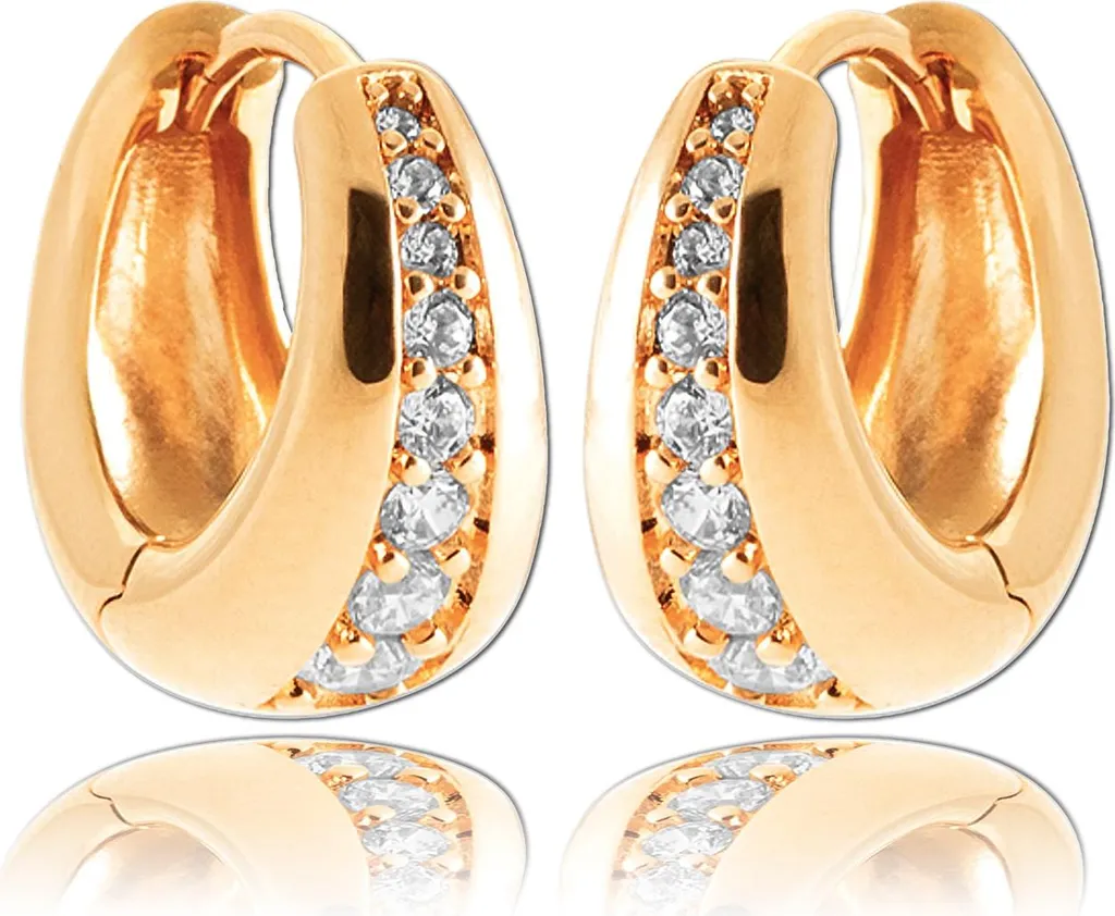 Boucles Créoles 1cm Or Jaune 750 JBEC023V : Le Bijou Discret du Quotidien
