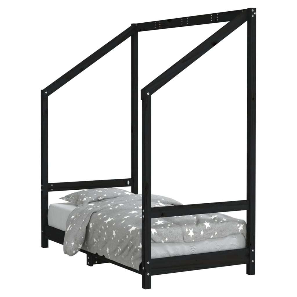 VidaXL 835708, Schwarz, Holz, 70 x 140 mm, 1 Stück(e) Produktbild 