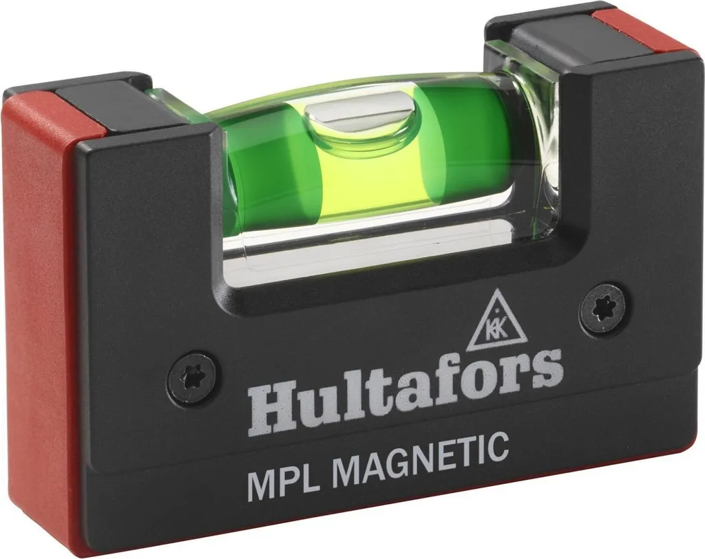 Niveau à bulle de poche Hultafors magnétique 68mm précis et compact