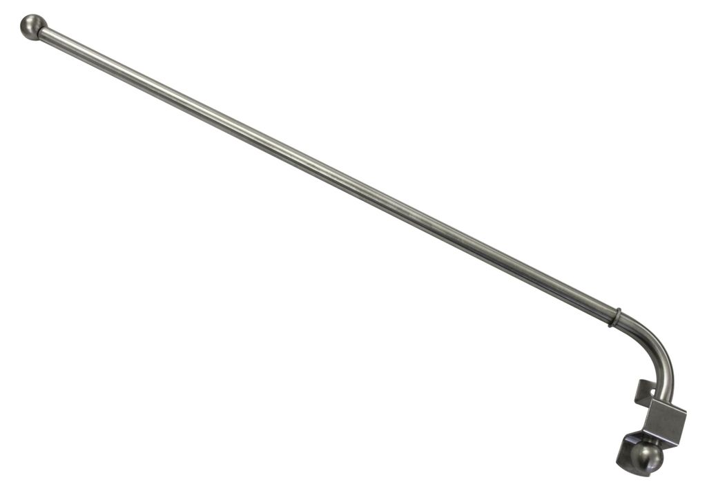 Obrotowy drążek Gardinia Ø 12 mm ze stali nierdzewnej 55 - Zdjęcie produktu 