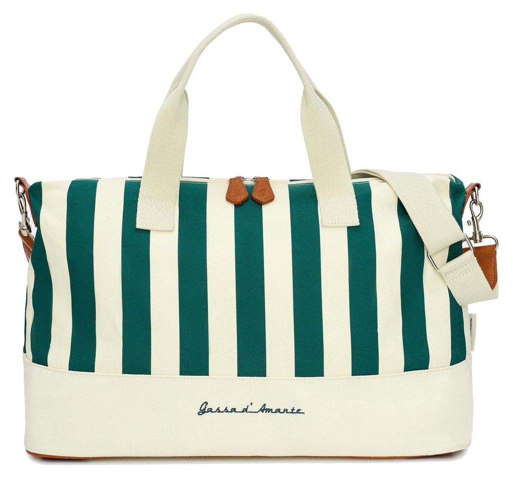 Gassa d'Amante Tasche Forte dei Marmi mit Doppelgriff und Schultergurt Grün One Size
