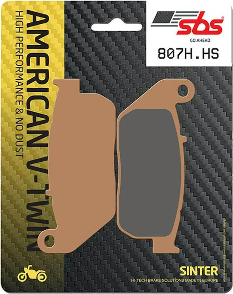 Plaquettes de Frein SBS 807H.HS Sinter Performance pour Disque Acier - 2