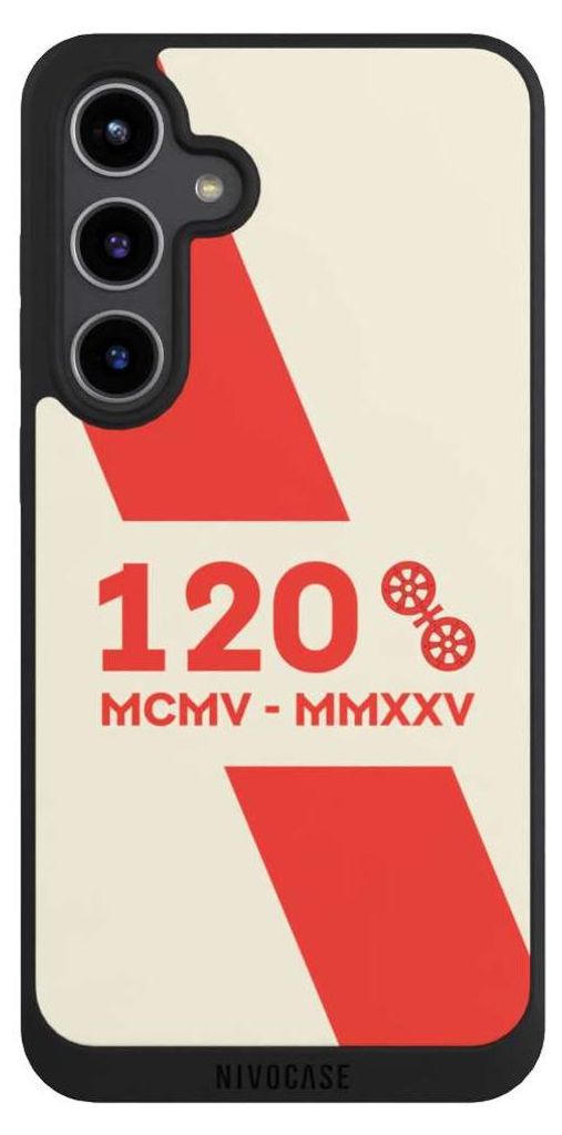 NIVOCASE Handyhülle für Samsung Galaxy S24+ Hülle NIVOpure Case Schwarz 1. FSV Mainz 05 E.V. 120 Jahre Bundesliga